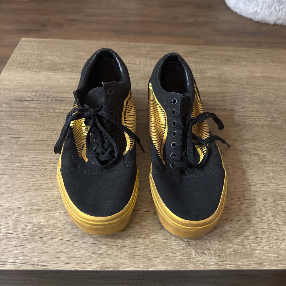 Vans x Harry Potter Golden Snitch Black/Gold Sneakers Men’s 8.5/Women’s 10